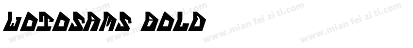 WotoSams Bold字体转换